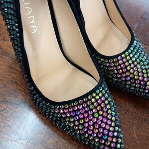 Rhinestone Pumps